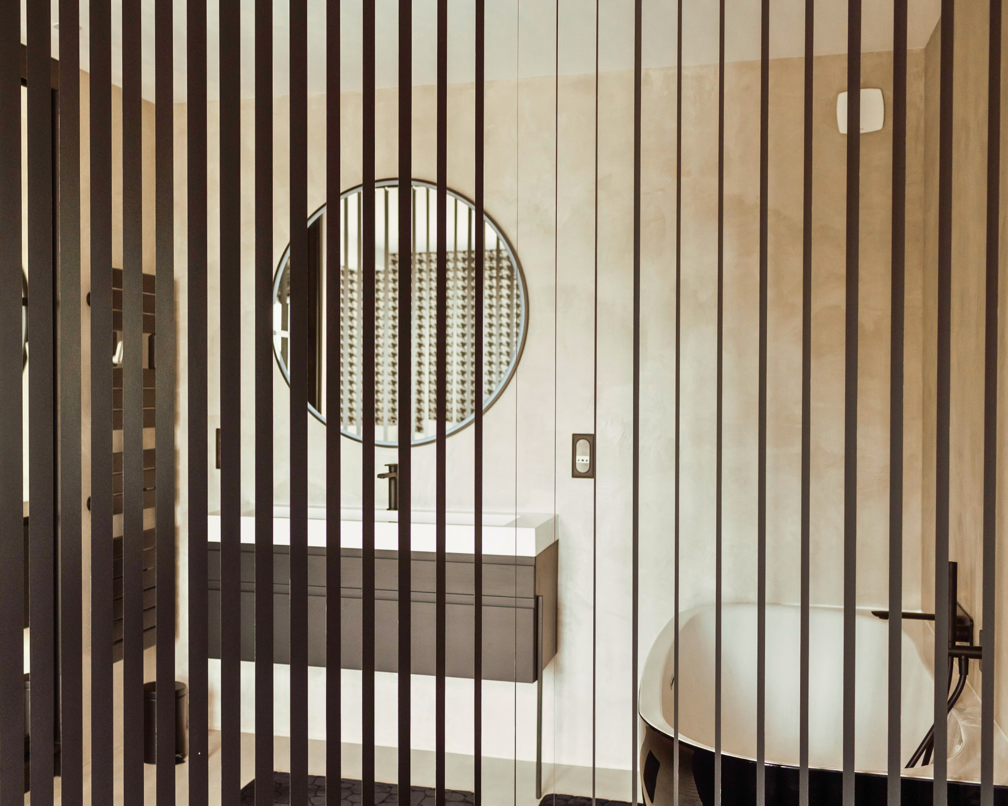 salle de bain de la chambre Beauregards avec baignoire