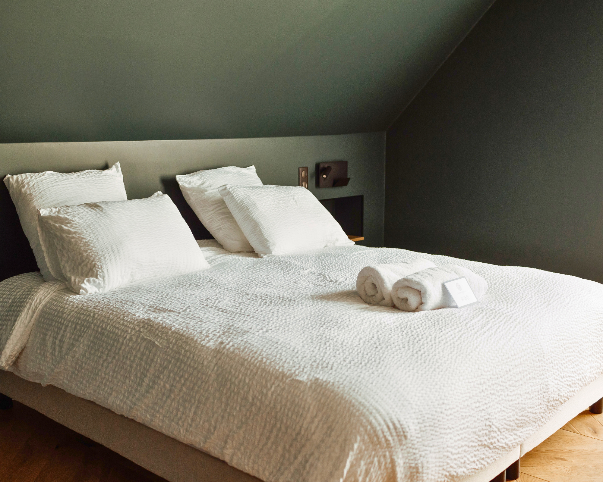 Lit de la chambre Les Champs Saint Martin de l'Empreinte